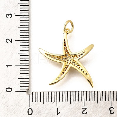 Brass Micro Pave Clear Cubic Zirconia Pendants LS-KK-Q040-01I-G-1