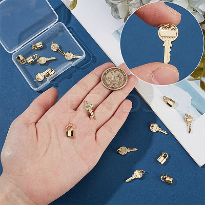 24Pcs 2 Styles Brass Pendants KK-WR0001-49-1