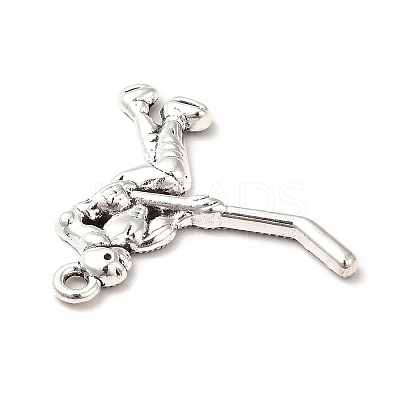 Tibetan Style Alloy Pendants PALLOY-M198-09AS-1