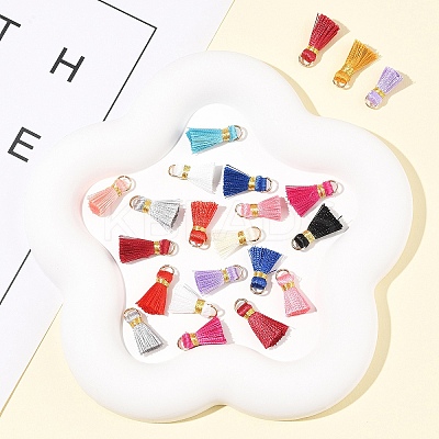 20Pcs Handmade Polycotton(Polyester Cotton) Tassel Decorations FIND-FS0003-27H-1
