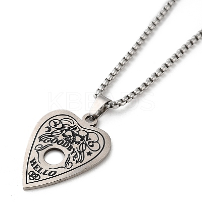 Heart Pendant Necklaces LS-NJEW-A023-03P-1