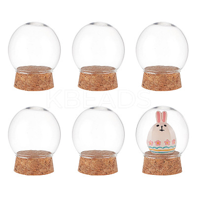 Glass Dome Cover FIND-WH0152-555-1