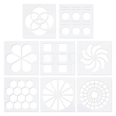 Acrylic Drawing Painting Stencils Templates DIY-BC0015-50B-1