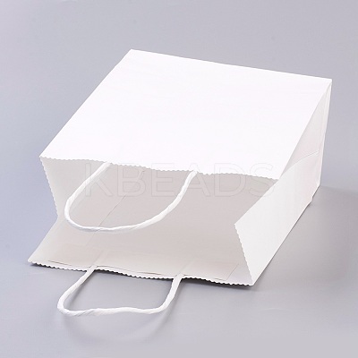 Pure Color Kraft Paper Bags AJEW-G020-C-03-1