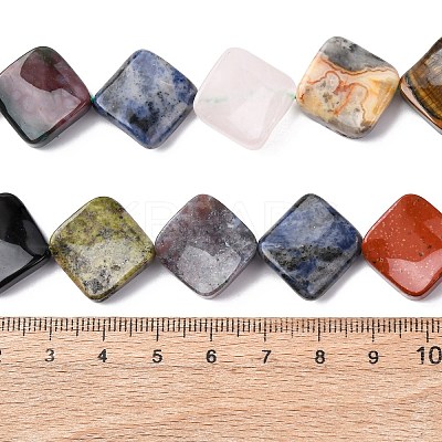 Natural Mixed Gemstone Beads Strands G-H340-01-1