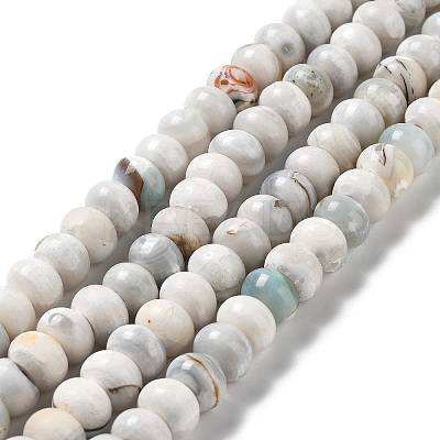Natural Dyed Agate Imitation Turquoise Beads Strands G-P425-01B-01A-1