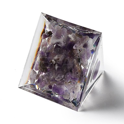 Orgonite Pyramid Resin Energy Generators AJEW-D056-01H-1
