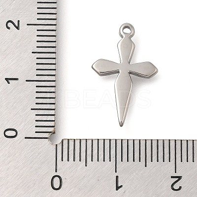 Anti-Tarnish 304 Stainless Steel Pendants STAS-P369-06P-1