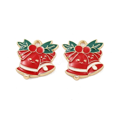 Christmas Theme Rack Plating Alloy Pendants FIND-M020-04G-01-1