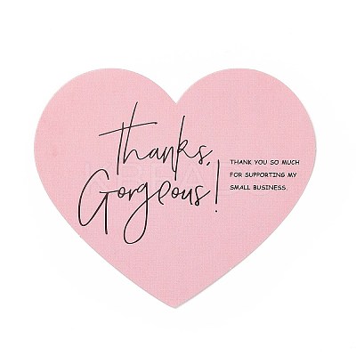 Coated Paper Thank You Greeting Card DIY-F120-03D-1