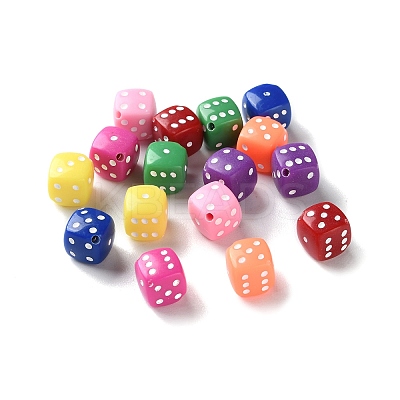 Opaque Acrylic Beads OACR-D301-05A-1