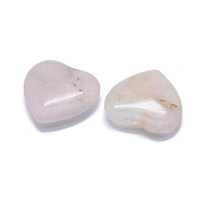 Natural Amethyst/Rose Quartz Heart Love Stone G-F678-30-1