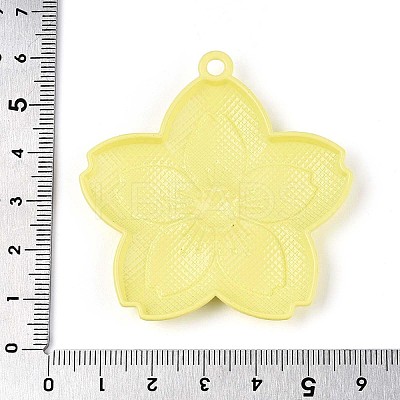 Spray Painted Alloy Big Pendants PALLOY-T092-81E-1