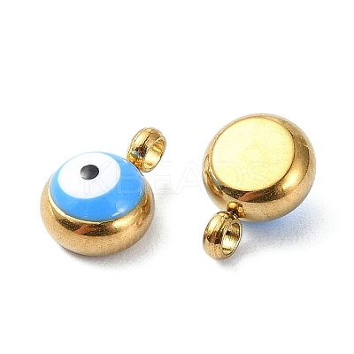 Ion Plating(IP) Real 18K Gold Plated 201 Stainless Steel Charms STAS-L024-020G-02-1