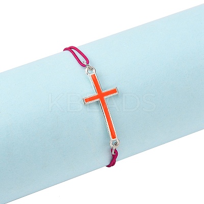 Elastic Cord Bracelet Making X-AJEW-JB00008-07-1