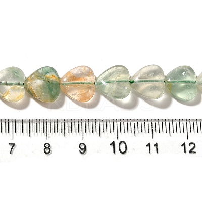 Natural Green Fluorite Beads Strands G-R190-10mm-47-1