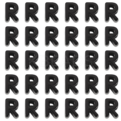 Acrylic European Beads OACR-TAC0013-14R-1