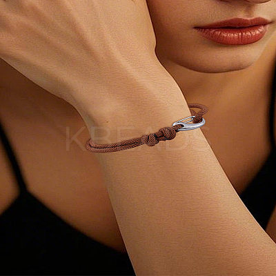 1Pc Polyester Cord Bracelets for Couple BJEW-LP0003-64-1