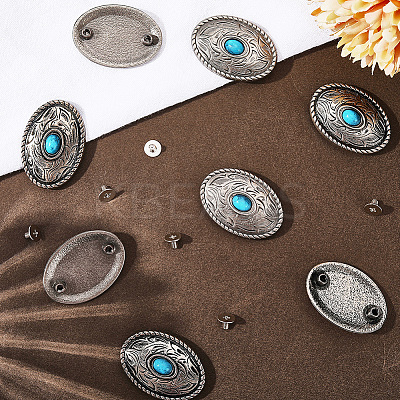 Alloy Decorative Rivets BUTT-CP0001-06A-1
