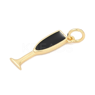 Brass Enamel Pendants KK-U062-02A-04-1