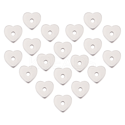 120Pcs 304 Stainless Steel Beads STAS-DC0011-40-1