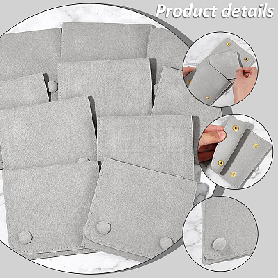 Velvet Earring Pouches TP-WH0007-20-1