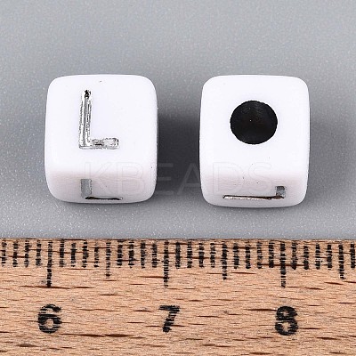 Opaque Acrylic Beads SACR-T035-03L-1