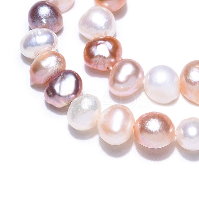 Natural Cultured Freshwater Pearl Beads Strands X1-PEAR-T003-10-1