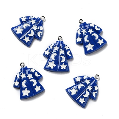 Halloween Opaque Resin Pendants RESI-B011-13-1