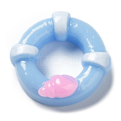 Ocean Theme Cartoon Opaque Resin Cabochons LS-RESI-G071-03D-1