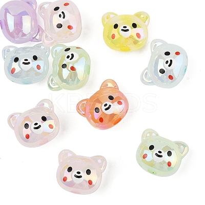 10Pcs Acrylic Beads PACR-YW0001-44-1