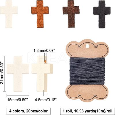 DIY Penadnt Necklace Making Kit DIY-CA0001-89-1