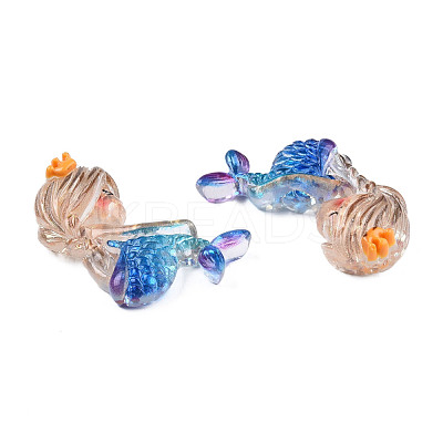 Transparent Resin Cabochons CRES-N018-054-1
