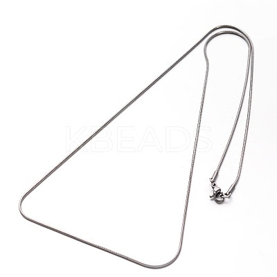 Tarnish Resistant 304 Stainless Steel Snake Chains Necklaces NJEW-O058-22P-1