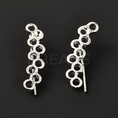 Alloy Dangle Earrings EJEW-F270-06S-1