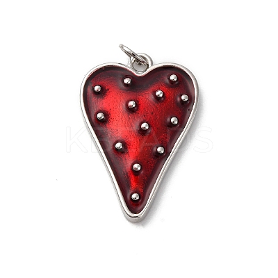 Brass Enamel Pendants X-KK-Q098-22G-B-1