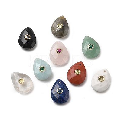 Natural Mixed Stone Pendants G-K371-03-A-1