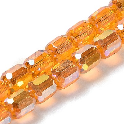 Electroplate Glass Beads Strands EGLA-D030-19D-1