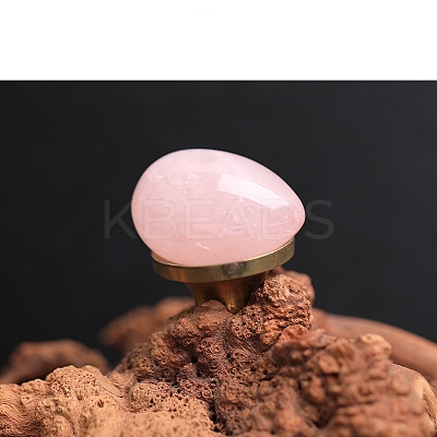 Natural Rose Quartz Egg Figurines Statues for Home Office Desktop Decoration PW-WG1DC51-12-1