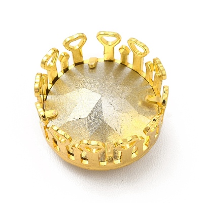 Round Shaped Sew on Rhinestone GLAA-C024-06G-1