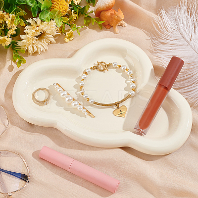 Porcelain Jewelry Dish Tray DJEW-WH0039-87-1
