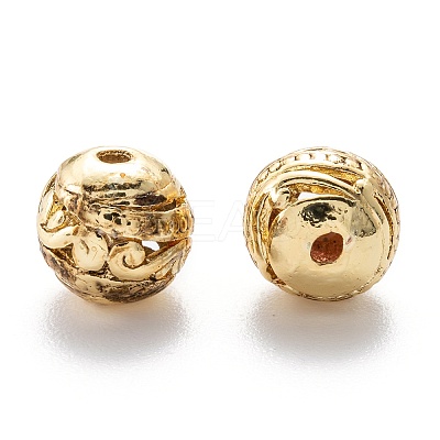 Alloy Hollow Beads X1-PALLOY-P238-09G-RS-1