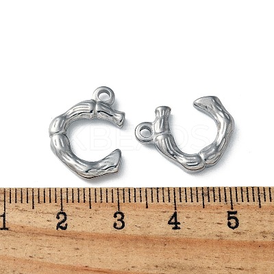 304 Stainless Steel Pendants STAS-I330-034P-1