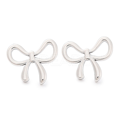 304 Stainless Steel Stud Earrings for Women LS-EJEW-K306-17P-1