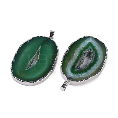Natural Agate Big Pendants KK-F868-29P-05-1