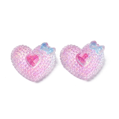 Transparent Epoxy Resin Decoden Cabochons CRES-I030-03C-1