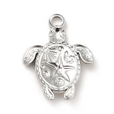Non-Tarnish 201 Stainless Steel Pendants STAS-P312-09P-1