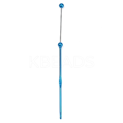 DIY Alloy Beadable Crochet Hooks LS-AJEW-A064-02E-1