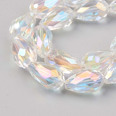 Transparent Glass Beads Strands X-EGLA-S194-09-A01-1