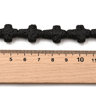 Natural Lava Rock Beads Strands G-L498-E01-01E-1